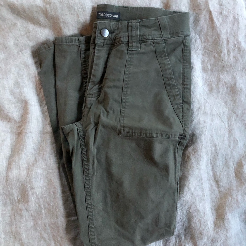 Toad & Co Earthworks Ankle Pant Size 0